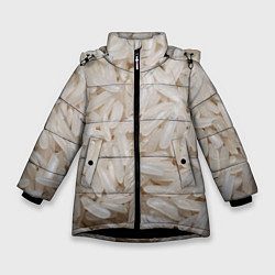 Куртка зимняя для девочки Риседа, цвет: 3D-черный