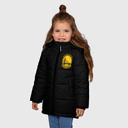 Куртка зимняя для девочки GOLDEN STATE WARRIORS BLACK STYLE, цвет: 3D-красный — фото 2