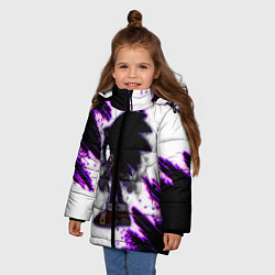 Куртка зимняя для девочки SONIC DARK СОНИК, цвет: 3D-черный — фото 2