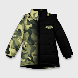 Куртка зимняя для девочки ARMA 3 MILITARY, цвет: 3D-черный