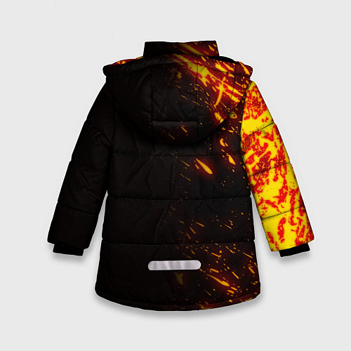 Зимняя куртка для девочки Serious Sam Fire Wave / 3D-Красный – фото 2