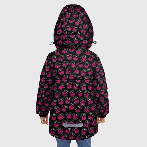 Зимняя куртка для девочки Игра в кальмара Among Us МЧ / 3D-Светло-серый – фото 4