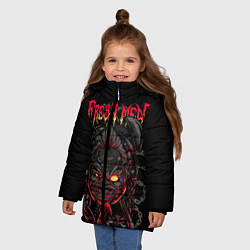 Куртка зимняя для девочки Дота 2 Пудж Свежее мясо dota 2, цвет: 3D-черный — фото 2