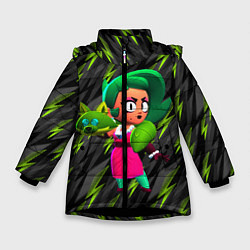 Куртка зимняя для девочки Lola brawlstars game, цвет: 3D-черный