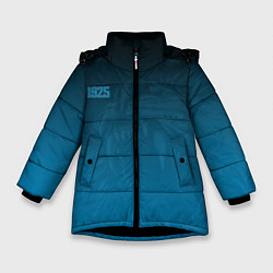 Куртка зимняя для девочки 1925 SPB Lion Dark Theme, цвет: 3D-черный