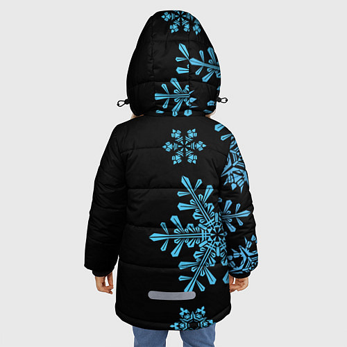 Зимняя куртка для девочки Снежная Стена / 3D-Светло-серый – фото 4