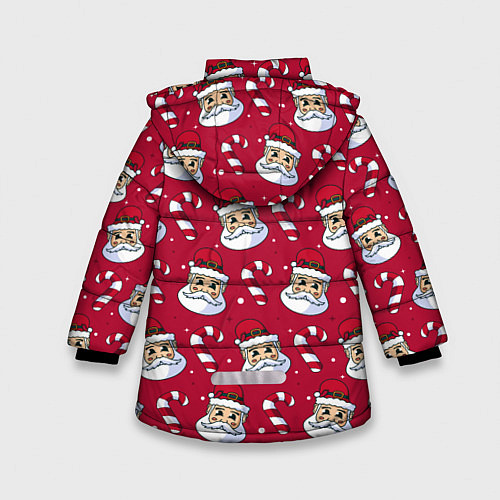 Зимняя куртка для девочки Дед Морoз / 3D-Красный – фото 2