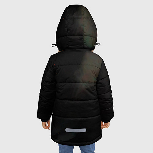 Зимняя куртка для девочки My enemy / 3D-Светло-серый – фото 4