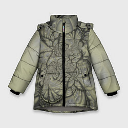 Куртка зимняя для девочки Коллекция Journey Сквозь лабиринт 285-1-2, цвет: 3D-светло-серый