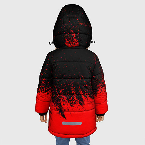 Зимняя куртка для девочки Хагги Вагги - Playtime / 3D-Светло-серый – фото 4