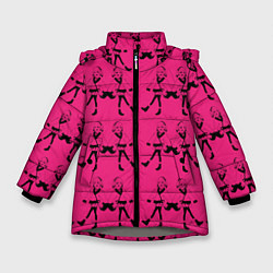 Куртка зимняя для девочки Просто девочки, цвет: 3D-светло-серый
