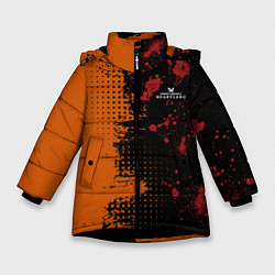 Куртка зимняя для девочки Zombie Blood State of Decay, цвет: 3D-черный