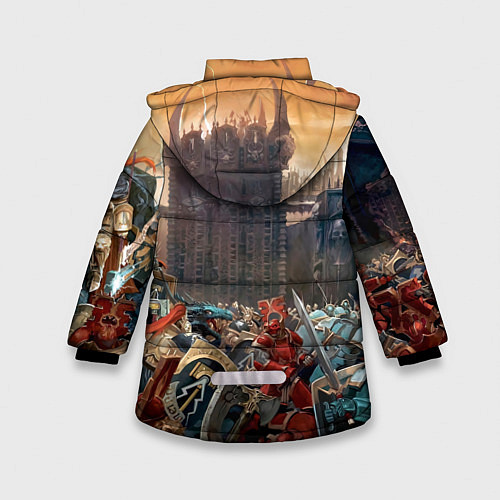 Зимняя куртка для девочки Ваха Осада / 3D-Красный – фото 2