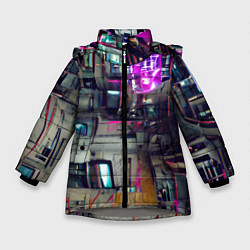 Зимняя куртка для девочки Инженерия