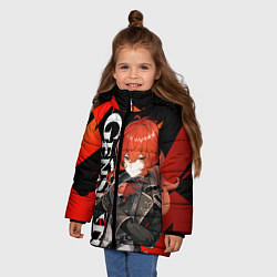Куртка зимняя для девочки ДИЛЮК ИЗ МОНДШТАТА DILUC, цвет: 3D-черный — фото 2
