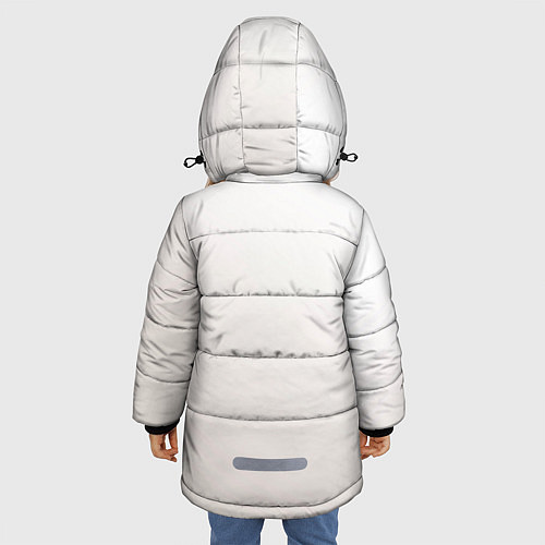 Зимняя куртка для девочки Красотка Такаги / 3D-Светло-серый – фото 4