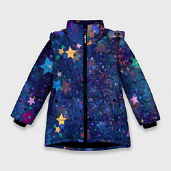 Зимняя куртка для девочки Звездное небо мечтателя