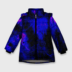 Зимняя куртка для девочки Purple Tie-Dye