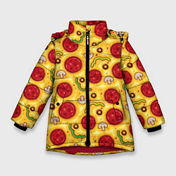 Зимняя куртка для девочки Pizza salami