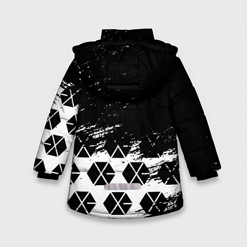 Зимняя куртка для девочки EXO BAND : эхо / 3D-Красный – фото 2