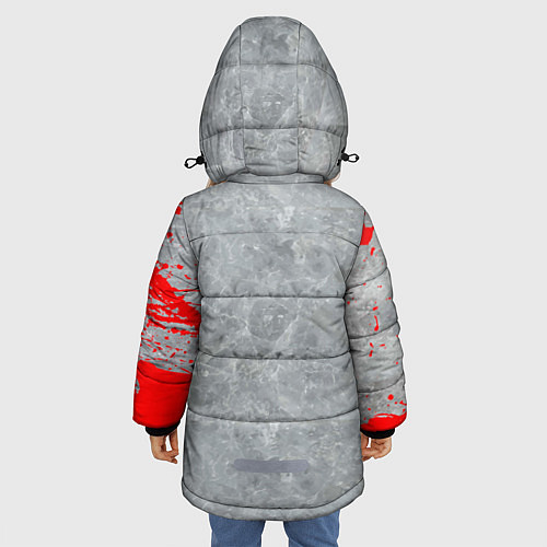 Зимняя куртка для девочки Декстер Новая Кровь Сериал супер класс! / 3D-Светло-серый – фото 4