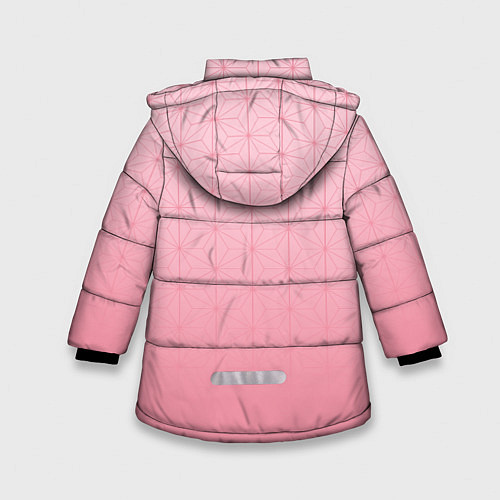 Зимняя куртка для девочки НЕДЗУКО DEMON SLAYER КЛИНОК / 3D-Красный – фото 2