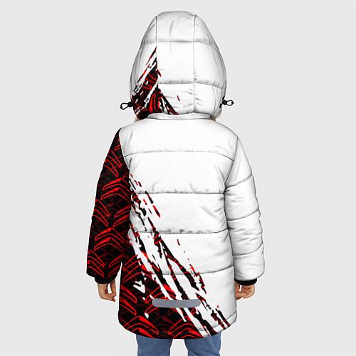Зимняя куртка для девочки Citroen ситроен / 3D-Светло-серый – фото 4