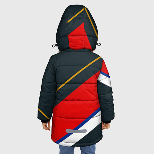 Зимняя куртка для девочки Arsenal арсенал football / 3D-Светло-серый – фото 4