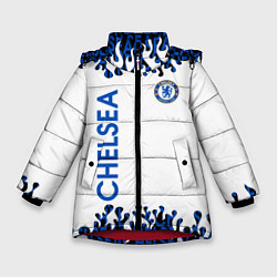 Куртка зимняя для девочки Chelsea челси спорт, цвет: 3D-красный