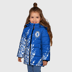 Куртка зимняя для девочки Chelsea челси, цвет: 3D-красный — фото 2