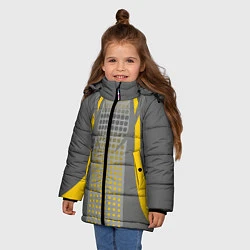 Куртка зимняя для девочки Для спортивного удовольствия, цвет: 3D-черный — фото 2