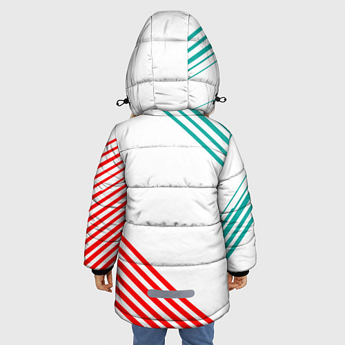 Зимняя куртка для девочки LIVERPOOL ЛИВЕРПУЛЬ / 3D-Светло-серый – фото 4