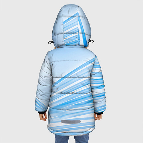 Зимняя куртка для девочки MANCHESTER CITY Манчестер Сити / 3D-Светло-серый – фото 4