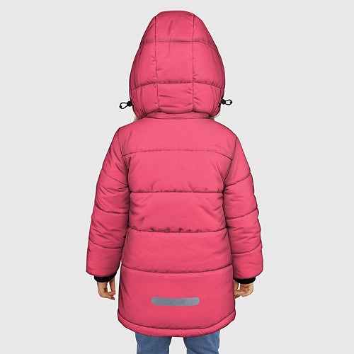 Зимняя куртка для девочки Ген и Сэнку / 3D-Светло-серый – фото 4