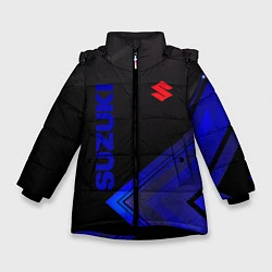 Куртка зимняя для девочки SUZUKI СУЗУКИ, цвет: 3D-черный