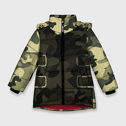 Куртка зимняя для девочки Body Armor, цвет: 3D-красный