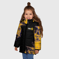Куртка зимняя для девочки FALLOUT 76 фолаут, цвет: 3D-светло-серый — фото 2