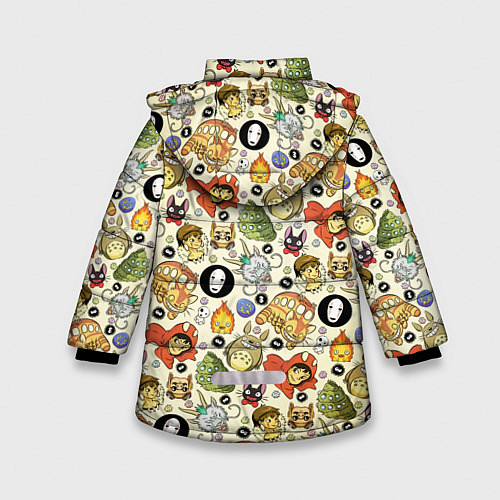 Зимняя куртка для девочки Studio Ghibli Hero / 3D-Светло-серый – фото 2