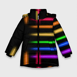 Зимняя куртка для девочки Неоновое свечение Minimalism Neon