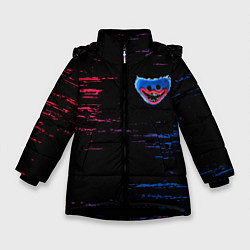 Куртка зимняя для девочки ХАГИ ВАГИ Брызги, цвет: 3D-черный
