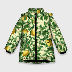 Зимняя куртка для девочки Лимоны На Ветках