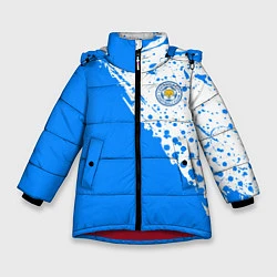 Куртка зимняя для девочки Leicester city Лестер Сити, цвет: 3D-красный