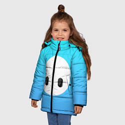 Куртка зимняя для девочки Fall Guy blue, цвет: 3D-светло-серый — фото 2