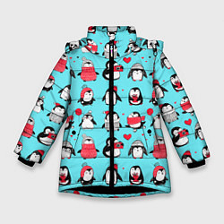 Зимняя куртка для девочки PENGUINS ON THE POSITIVE