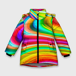 Зимняя куртка для девочки Rainbow colors