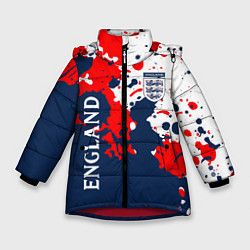 Зимняя куртка для девочки Сборная Англии Краска