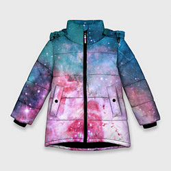 Зимняя куртка для девочки Вспыхнувший космос