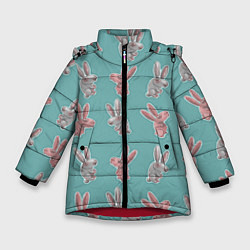 Куртка зимняя для девочки Кролли, цвет: 3D-красный