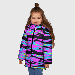 Куртка зимняя для девочки Lollipop камуфляж, цвет: 3D-светло-серый — фото 2