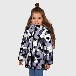 Куртка зимняя для девочки Камуфляж Common City, цвет: 3D-светло-серый — фото 2